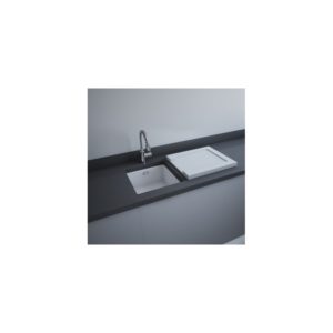 RAK Grooved Ceramic Sink Drainer 540x460x40mm