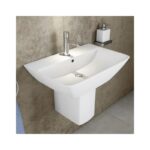 RAK Summit 500mm 1 Hole Basin & Semi Pedestal