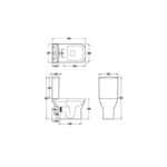RAK Summit Full Access WC Pack with Soft Close Seat