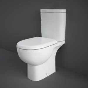 RAK Tonique Open Back WC Pan, Cistern & Soft Close Seat