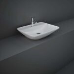 RAK Variant Rectangular Counter Top Basin 55cm 1 Tap Hole