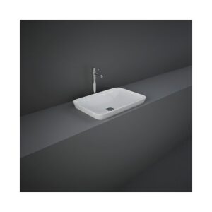 RAK Variant Rectangular Drop-In Wash Basin 55cm Alpine White