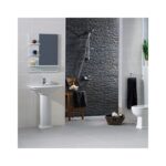 RAK Washington 650mm 1 Hole Basin & Full Pedestal