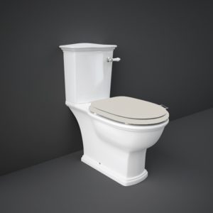 RAK Washington WC with Lever Handle & Matt Greige Seat