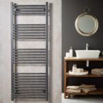 Redroom Elite Anthracite 800x400mm Towel Radiator