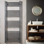 Redroom Elite Anthracite 1200x500mm Towel Radiator