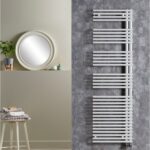 Pure Elements Sovereign White 1161x596mm Towel Radiator Left Hand