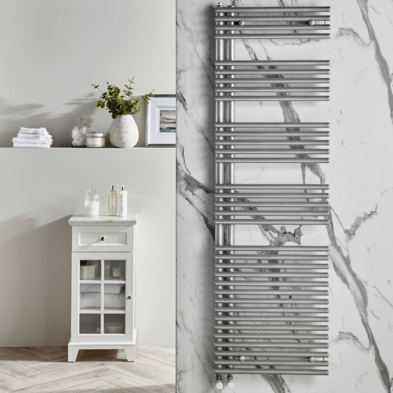 Pure Elements Sovereign Titane 1161 x 596mm Towel Radiator Right Hand