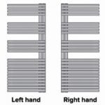 Pure Elements Sovereign Titane 1161 x 596mm Towel Radiator Right Hand