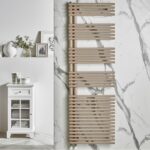 Redroom Omnia Quartz Beige 1681x596mm Towel Radiator Right Hand