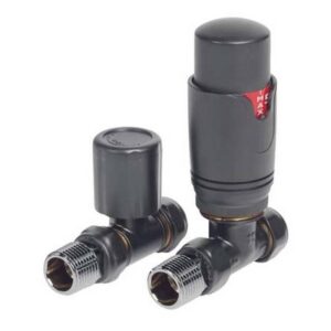 Redroom Straight Thermostatic Radiator Valve Pack Volcanic