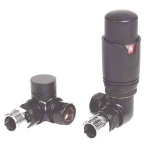 Redroom Corner Thermostatic Radiator Valve Pack Volcanic