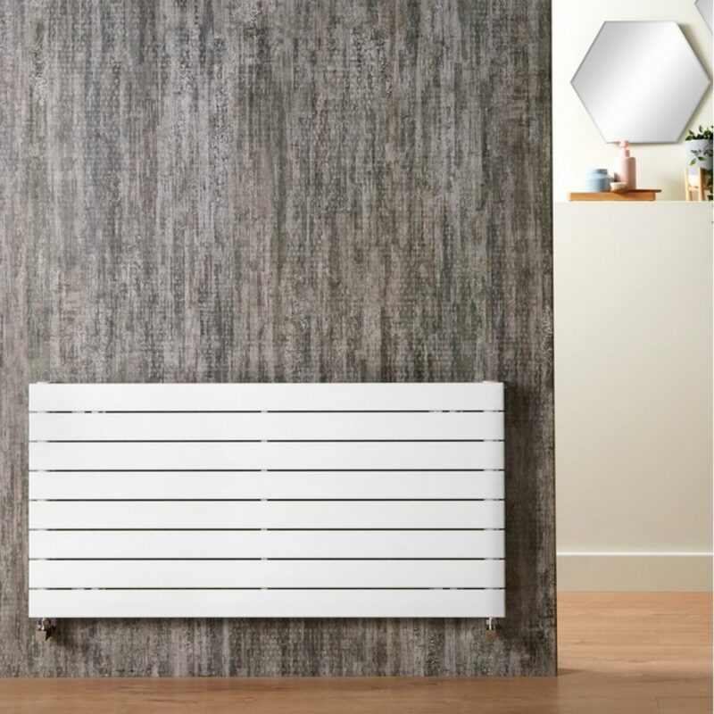 Pure Elements Meridian White Horizontal 592x600mm Double Panel Radiator Pure Elements Meridian White Horizontal 592x600mm Double Panel Radiator