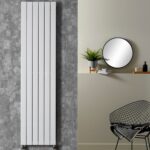 Pure Elements Meridian White Vertical 1800x296mm Double Panel Radiator
