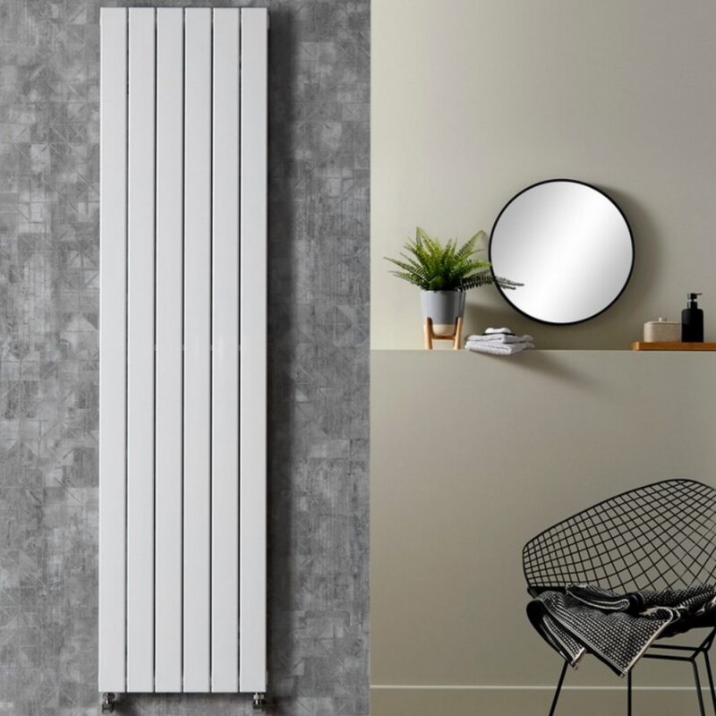 Pure Elements Meridian White Vertical 1800x296mm Double Panel Radiator Pure Elements Meridian White Vertical 1800x296mm Double Panel Radiator
