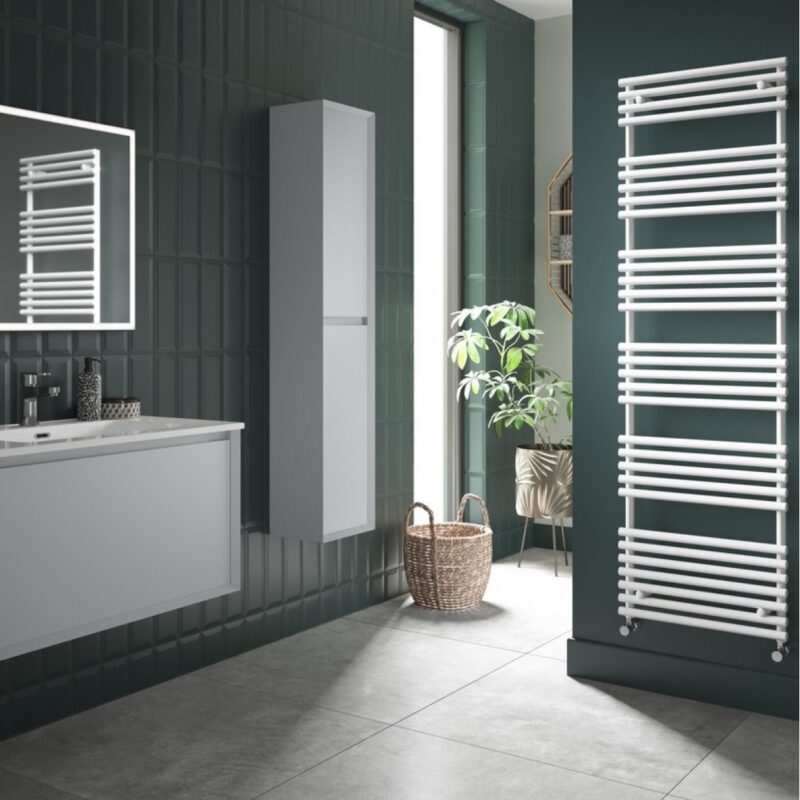 Pure Verona Lux Quartz White 1035x496mm Heated Towel Rail Pure Verona Lux Quartz White 1035x496mm Heated Towel Rail