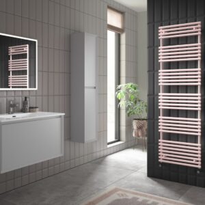 Redroom TT Lux Blush Pink 1355x496mm Heated Towel Rail