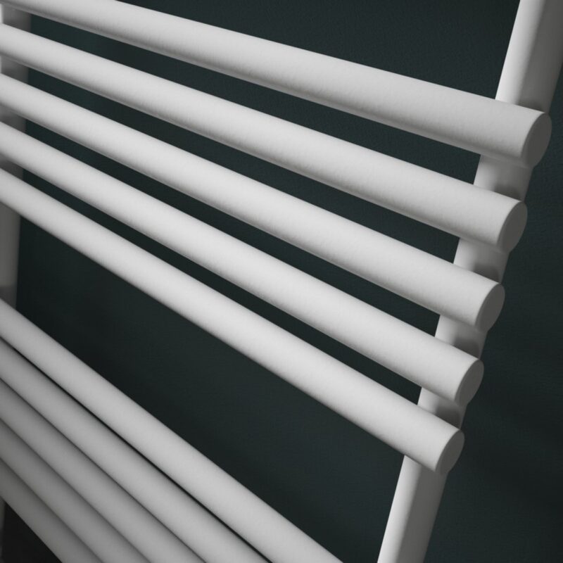 Pure Verona Lux Quartz White 1355x496mm Heated Towel Rail