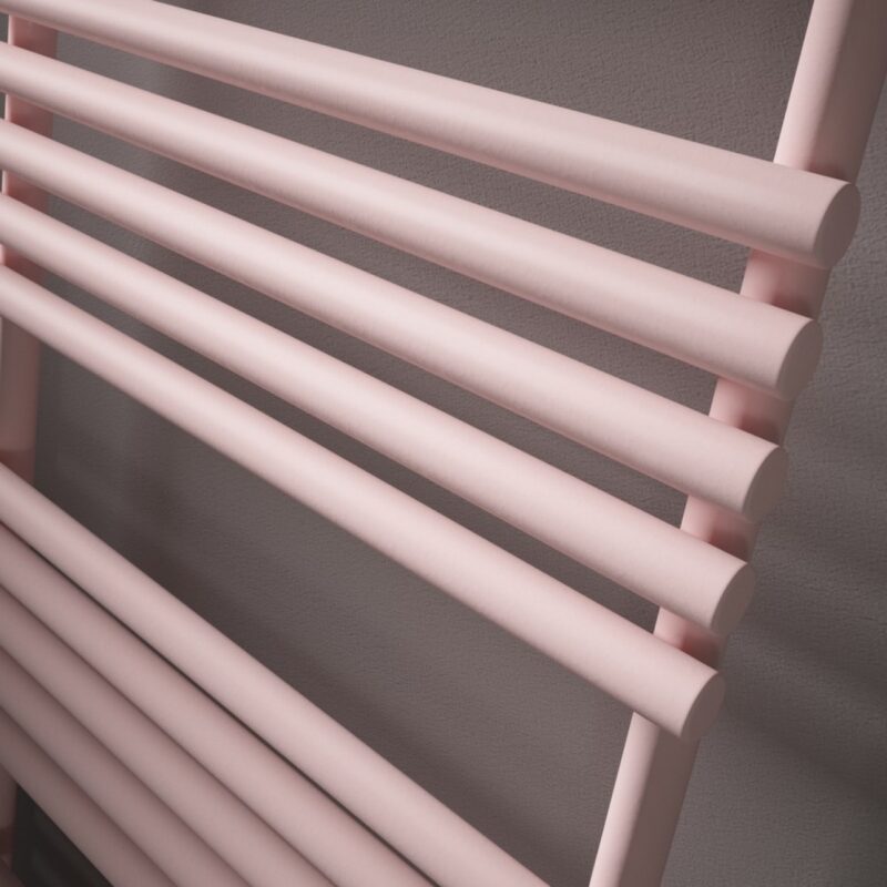Redroom TT Lux Blush Pink 1635x496mm Heated Towel Rail