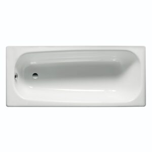 Roca Contesa Steel Bath 1500 x 700mm 2 Tapholes & Legset
