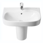 Roca Debba Wall Hung Basin 550x440mm 1 Taphole White