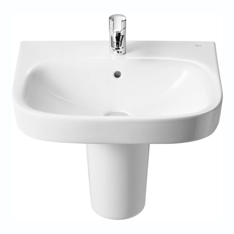 Roca Debba Wall Hung Basin 550x440mm 1 Taphole White