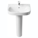Roca Debba Wall Hung Basin 550x440mm 1 Taphole White