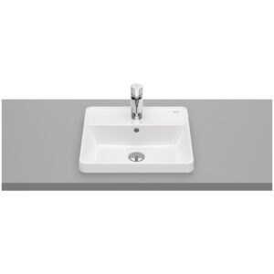 Roca The Gap Square In Countertop Basin 1 Taphole 420x390mm