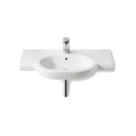 Roca Meridian-N Wall-Hung Basin with Ledge 850 x 460mm 1 Taphole