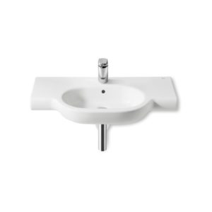 Roca Meridian-N Wall-Hung Basin with Ledge 850 x 460mm 1 Taphole