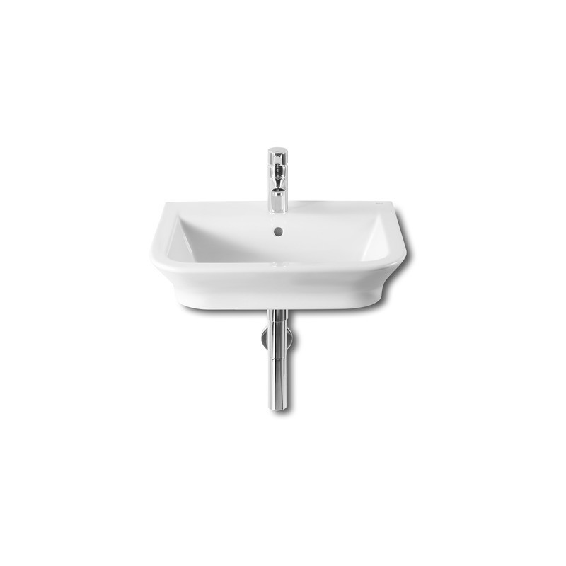 Roca The Gap Wall Hung On Countertop Basin 550 X 470mm 1 Taphole