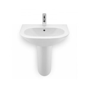 Roca Nexo 550mm 1 Hole Basin & Semi Pedestal