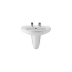 Roca Laura Wall-Hung Basin 560 x 460mm 2 Tapholes