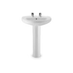 Roca Laura Wall-Hung Basin 560 x 460mm 2 Tapholes