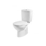 Roca Laura Close Coupled Toilet with Push Button Cistern & Soft Close Seat