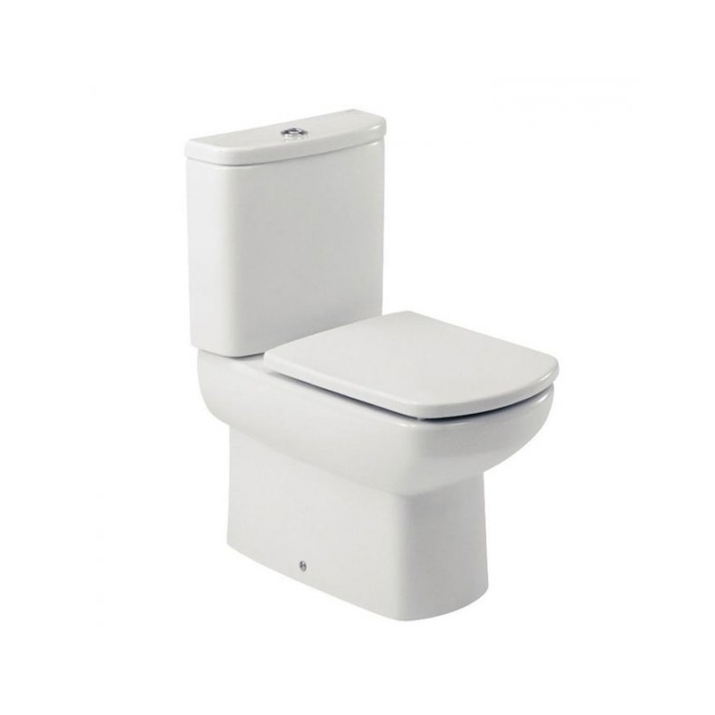 Roca Senso Compact Toilet with Dual Flush Push Button Cistern & Standard Seat