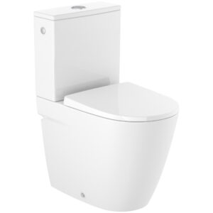 Roca Ona Back To Wall Compact Close Coupled Rimless WC Pan