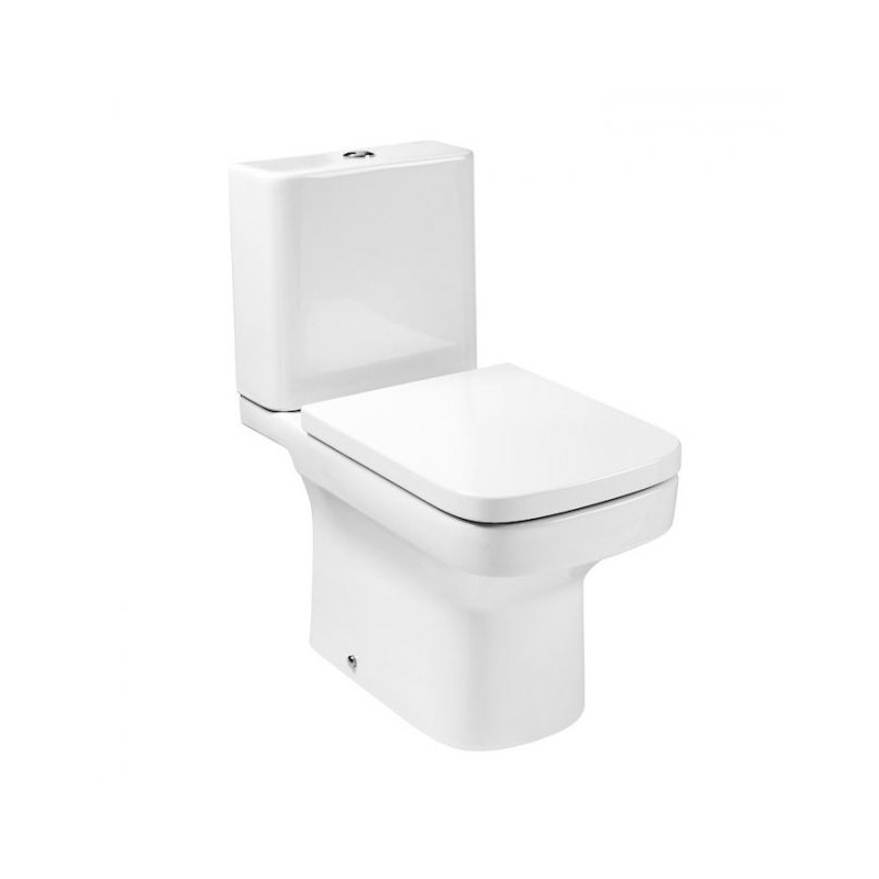 Roca Dama-N Close Coupled Toilet with Push Button Cistern & Standard Seat
