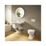 Roca Carmen Rimless Back To Wall Toilet with Soft Close Seat