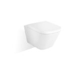 Roca The Gap CleanRim Wall Hung WC Pan with Luxury Soft Close Seat