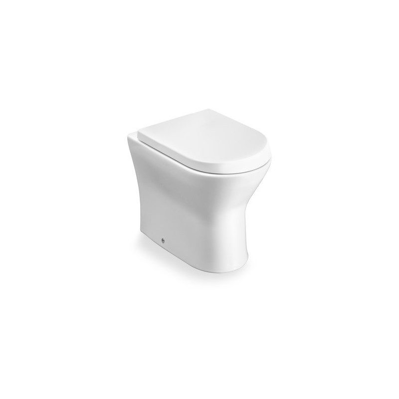 Roca Nexo Back To Wall WC Pan with Soft Close Toilet Seat