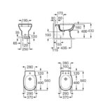 Roca Carmen Bidet 1 Taphole