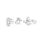 Roca The Gap Wall-Hung Bidet 1 Taphole