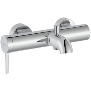 Roca Ona Wall Bath Shower Mixer with Automatic Diverter