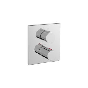 Roca T-2000 Built-In Thermostatic Bath-Shower Mixer (2 Outlets)