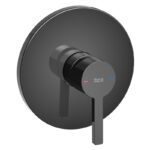 Roca Naia Built In Shower Mixer 1 Outlet Titanium Black