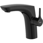 Roca Insignia Medium Height Basin Mixer Titanium Black