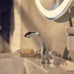 Roca Carmen Twin Lever Basin Mixer Tap