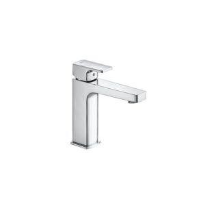 Roca L90 Medium Height Smooth Body Basin Mixer with Waste