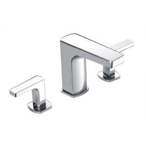 Roca Escuadra 3 Hole Basin Mixer with Pop Up Waste